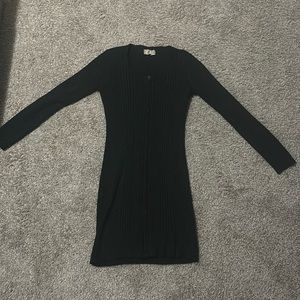 Long sleeve black dress. Pink Rose size medium.